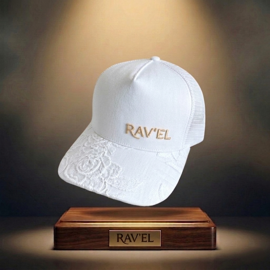 Écume: Casquette blanche Trucker premium en édition limitée à 83 exemplaires