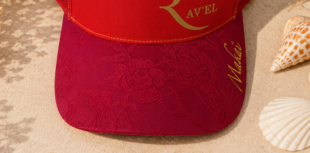 Red De Toi: Casquette rouge Trucker premium en édition limitée collab Makaĩ