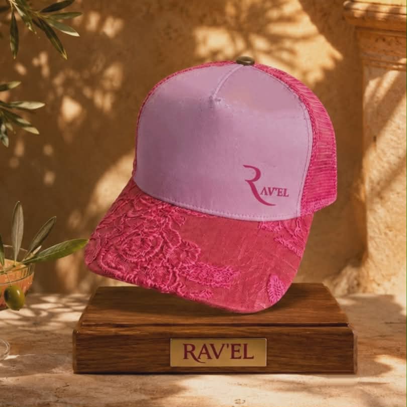 Rosa Riviera: Casquette rose Trucker premium en édition limitée collab Makaĩ