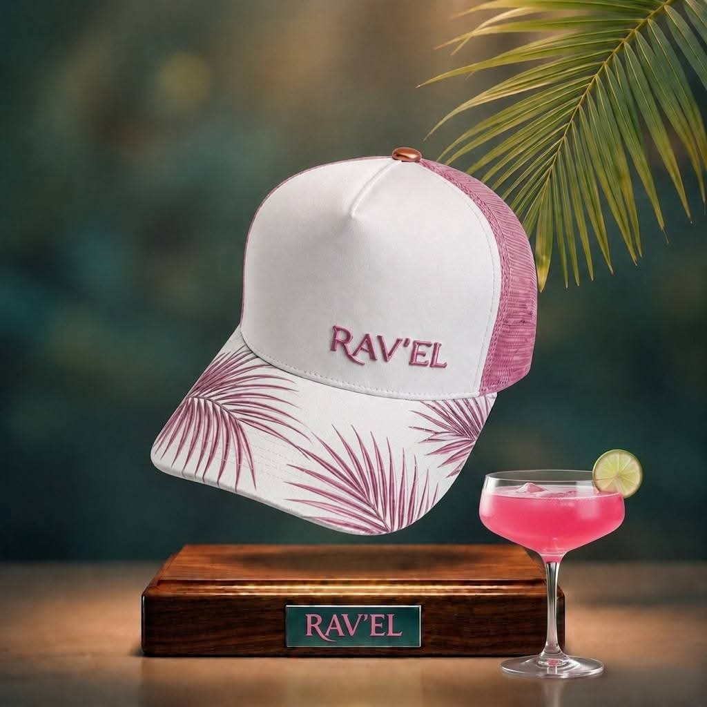 Palm Beach: Casquette rose premium en édition limitée à 83 exemplaires