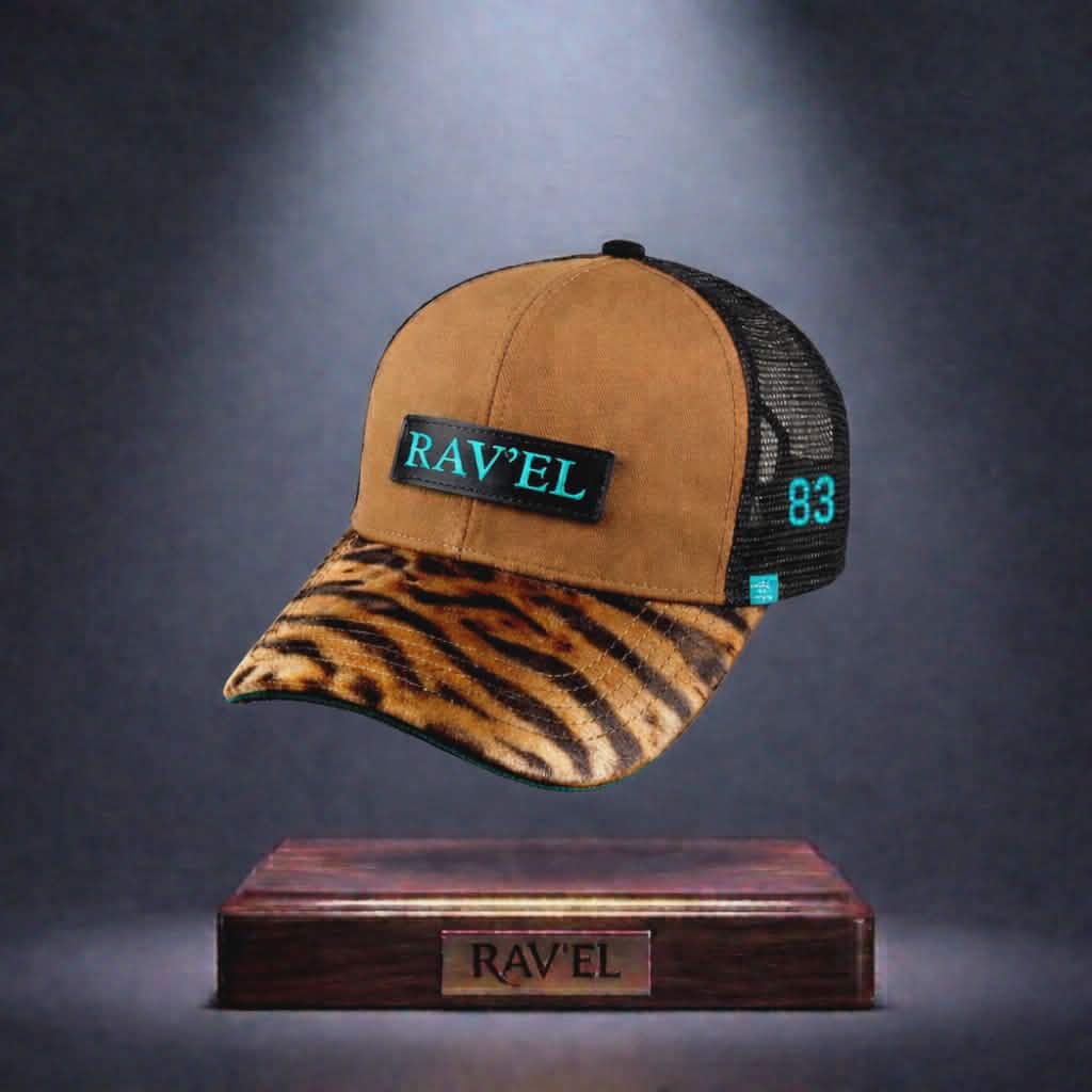 Casquette tigre turquoise premium en édition limitée
