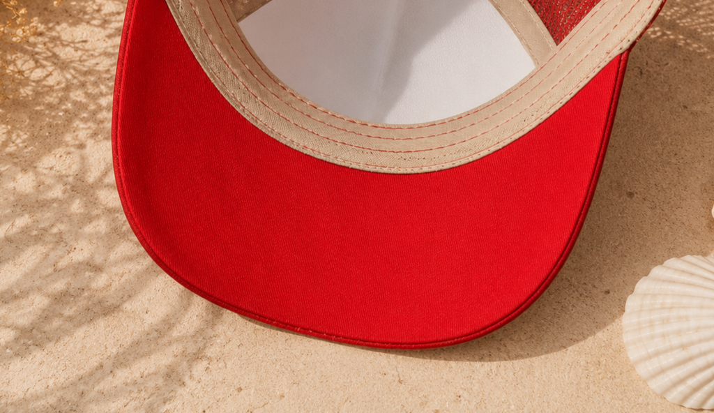 Red De Toi: Casquette rouge Trucker premium en édition limitée collab Makaĩ