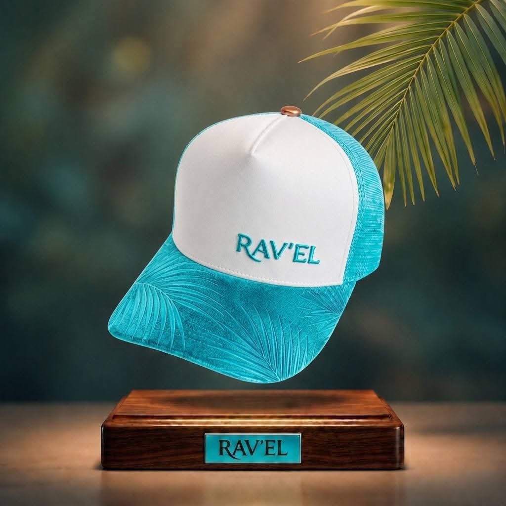 Palm Beach: Casquette turquoise premium en édition limitée à 83 exemplaires