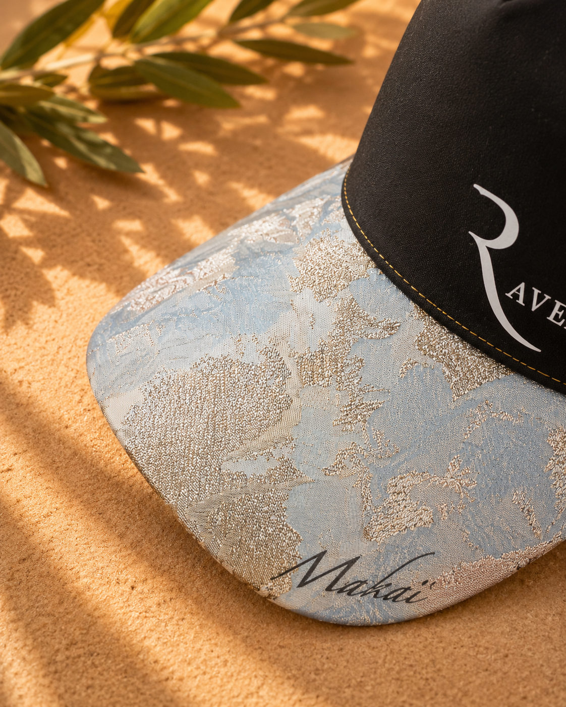 Black Silver: Casquette noire/argent Trucker premium en édition limitée collab Makaĩ